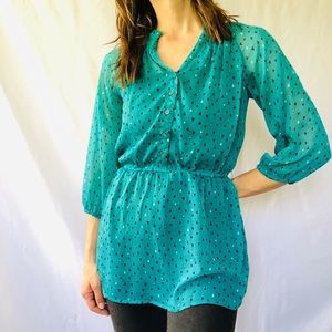 Mossimo gathered graphic tunic